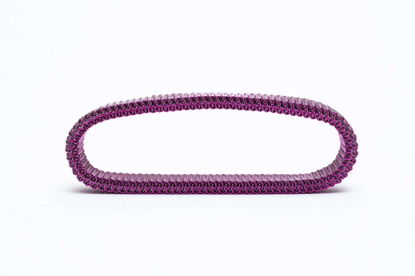 Pulsera elástica metal morado