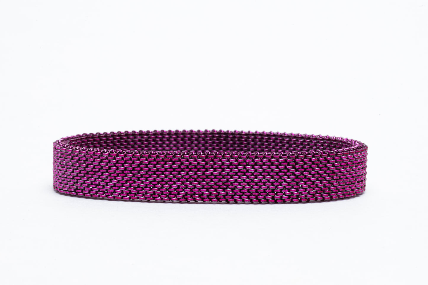 Pulsera elástica metal morado