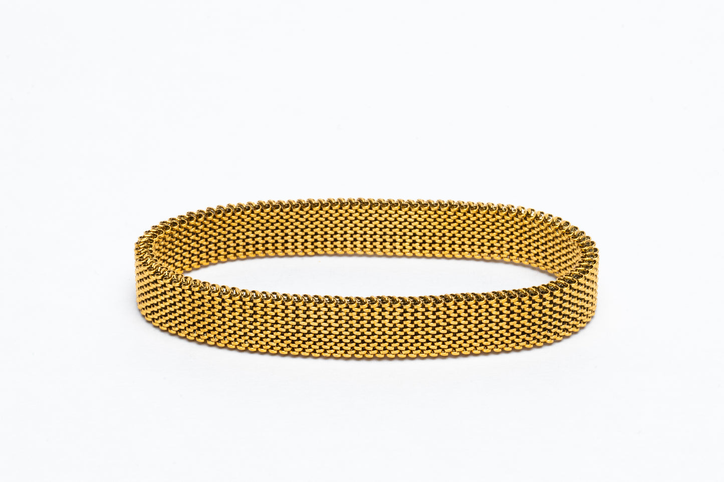 Pulsera elástica dorada