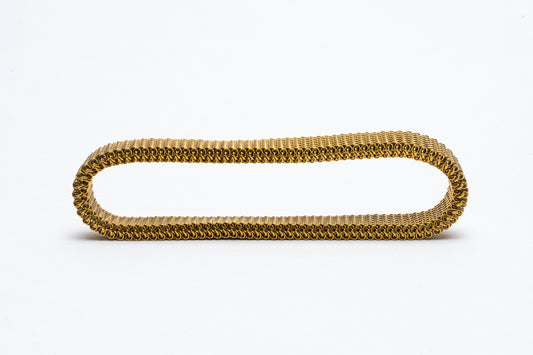 Pulsera elástica dorada