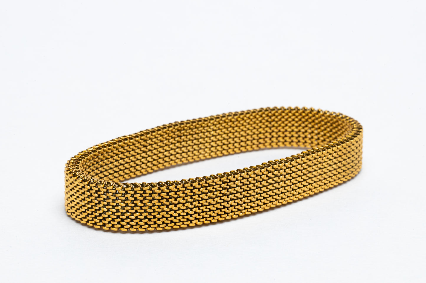 Pulsera elástica dorada