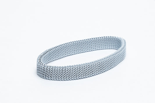 Pulsera elástica blanca