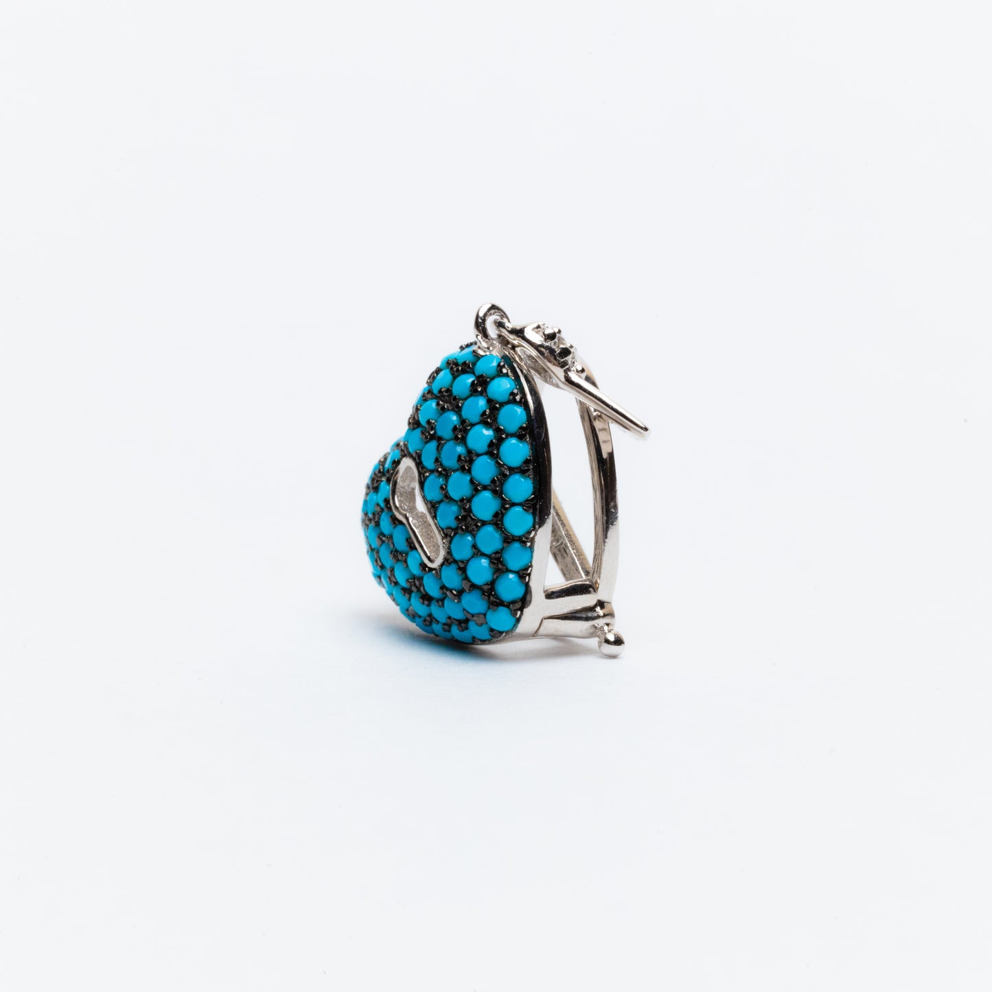 Corazón con llave bicel dorado