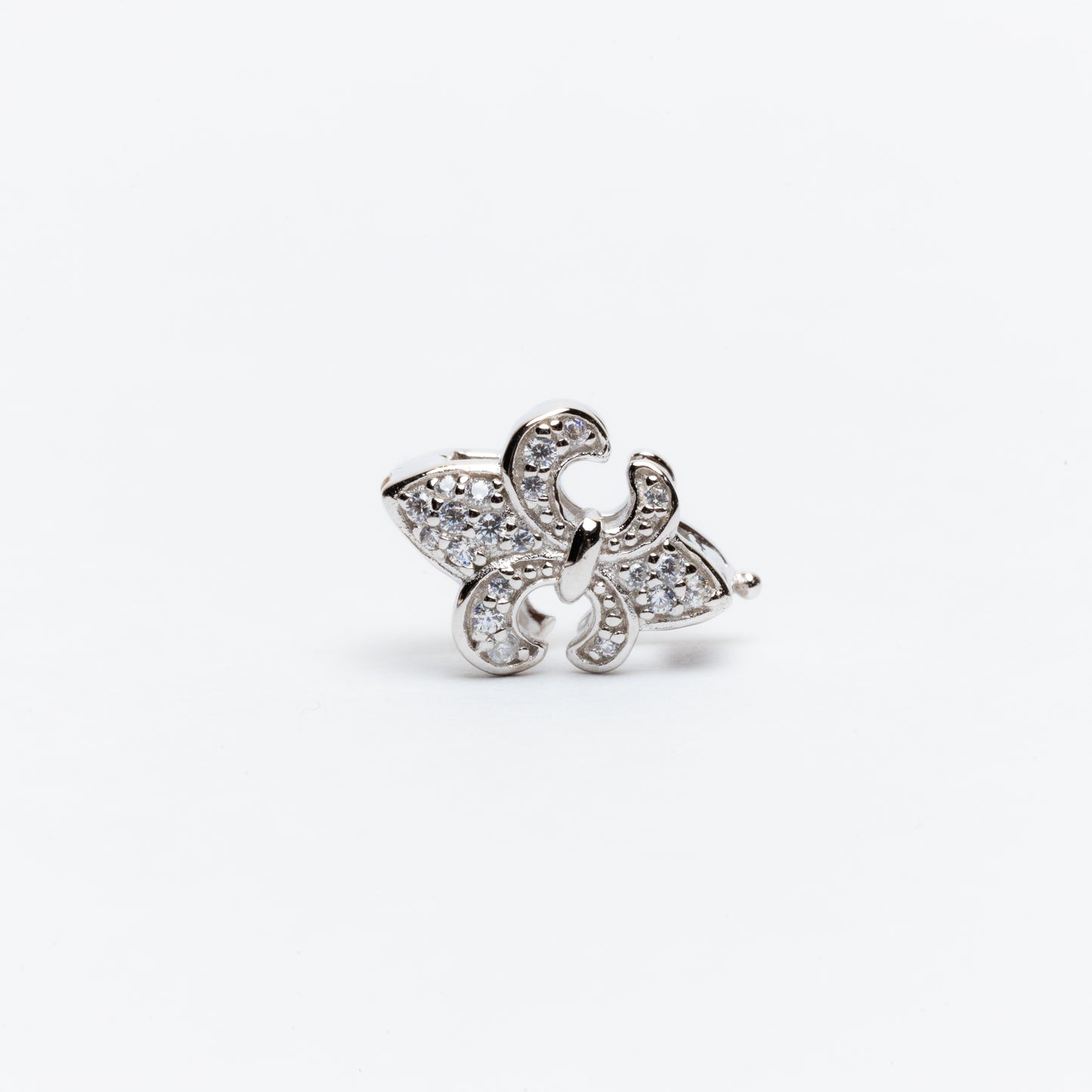 Flor de Lis plata