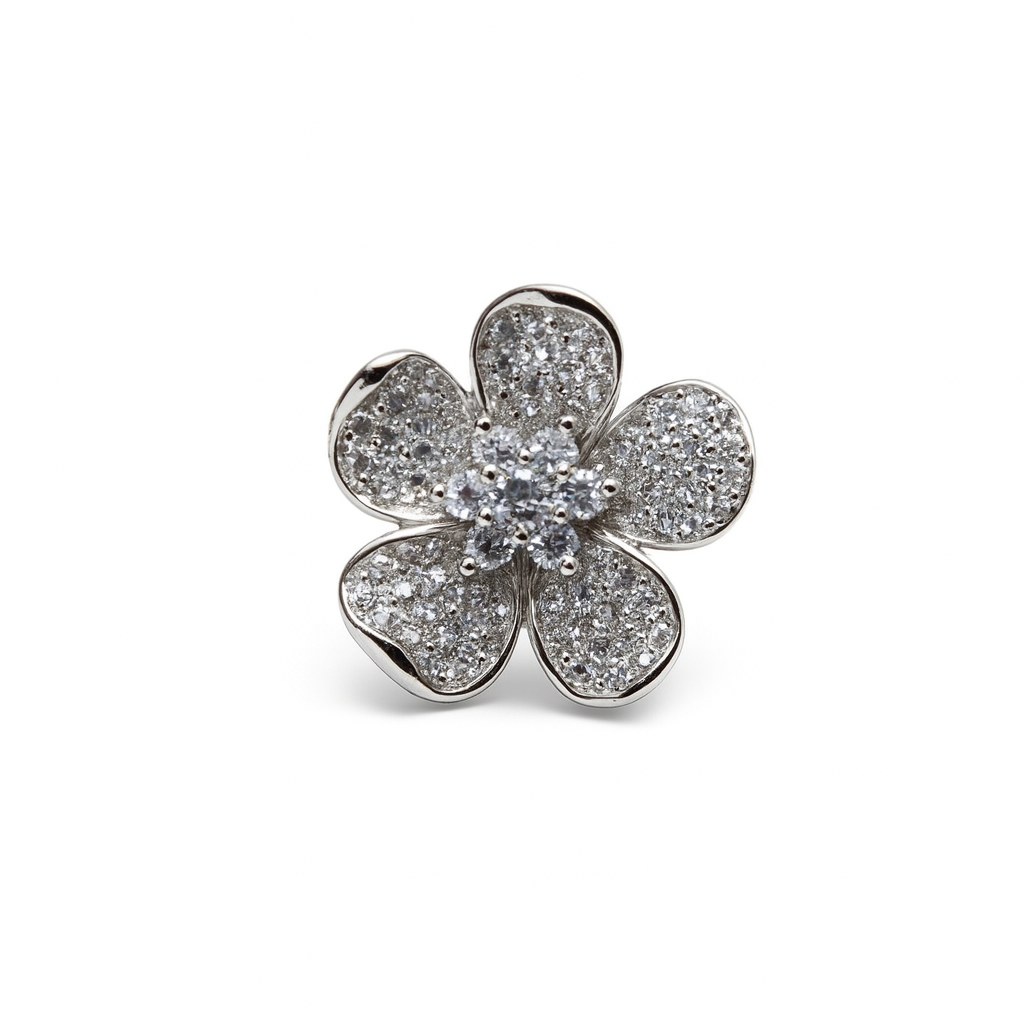 Flor plateada 5 pétalos