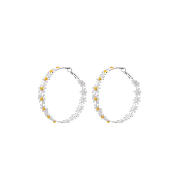 Aretes primavera con flores