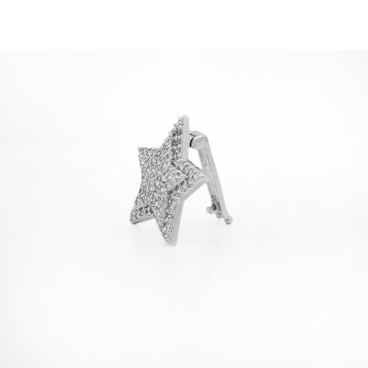 Estrella plateada (grande)