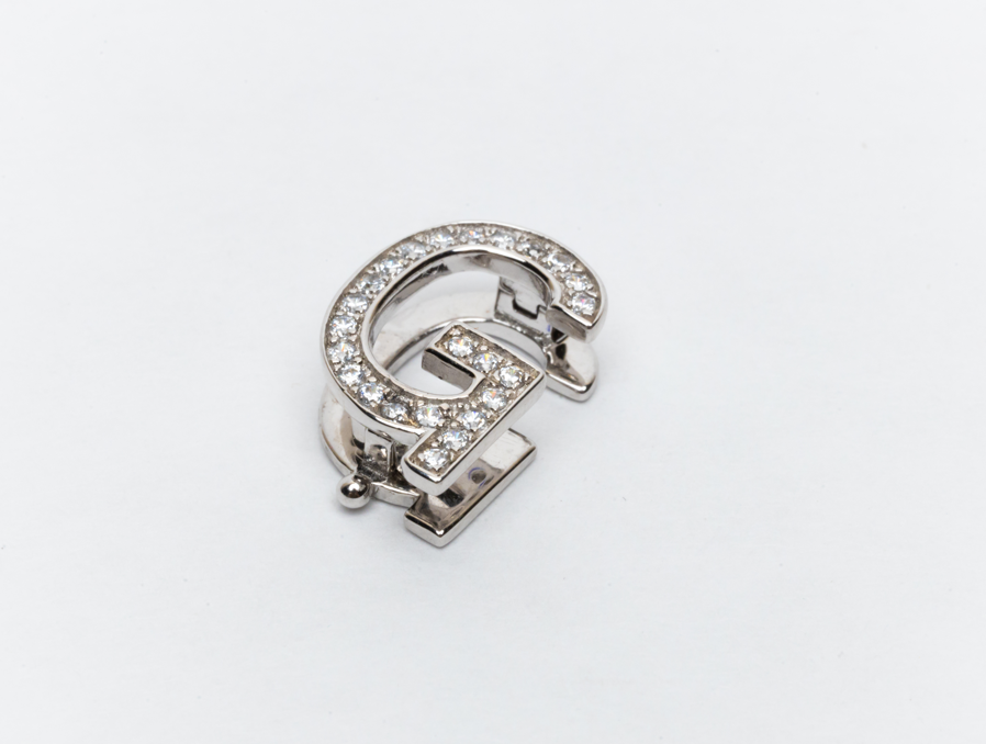 Inicial G plata Zirconia