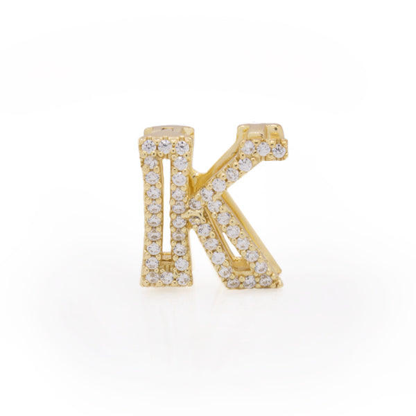 Inicial K dorada