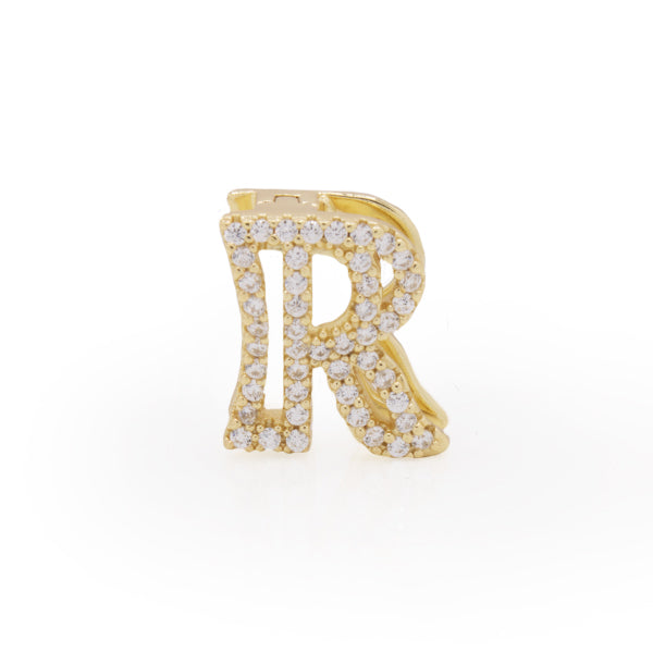 Inicial R dorado
