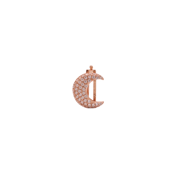 Luna plateada rose gold