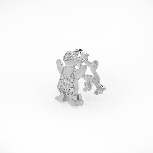 Charm niño plata