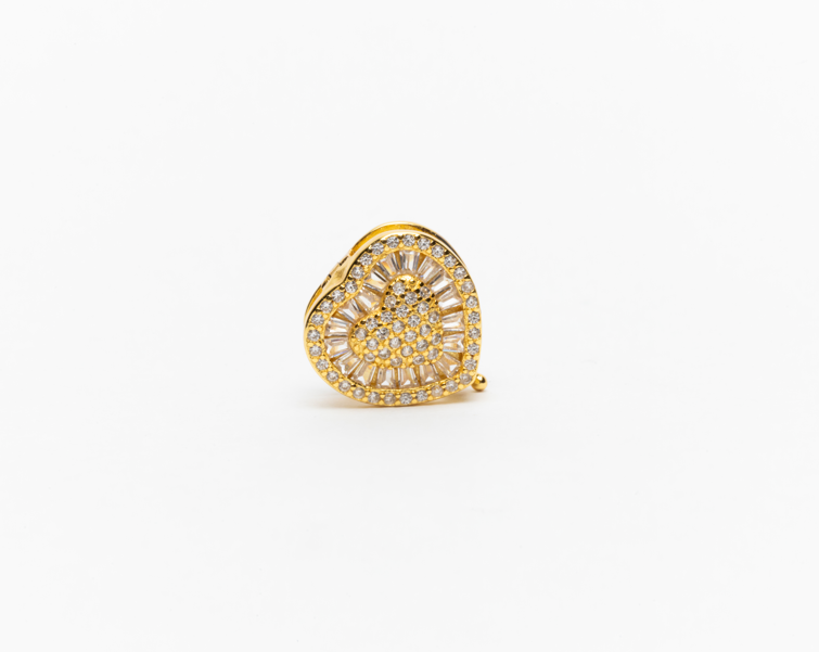 Corazón dorado baguette