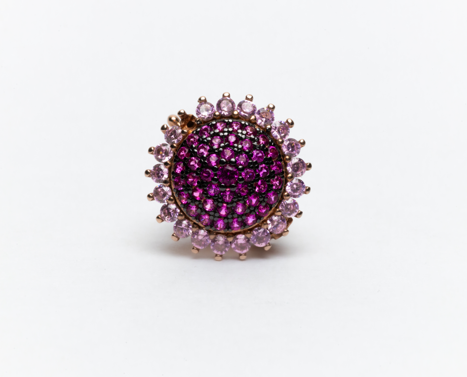Girasol rosa-magenta