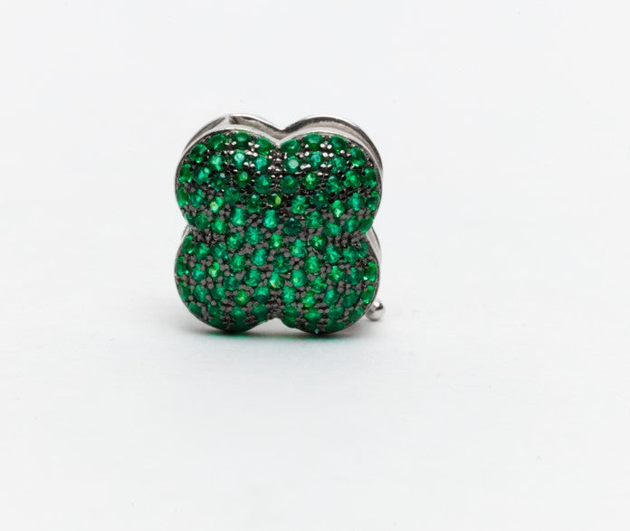 Flor-Trebol verde