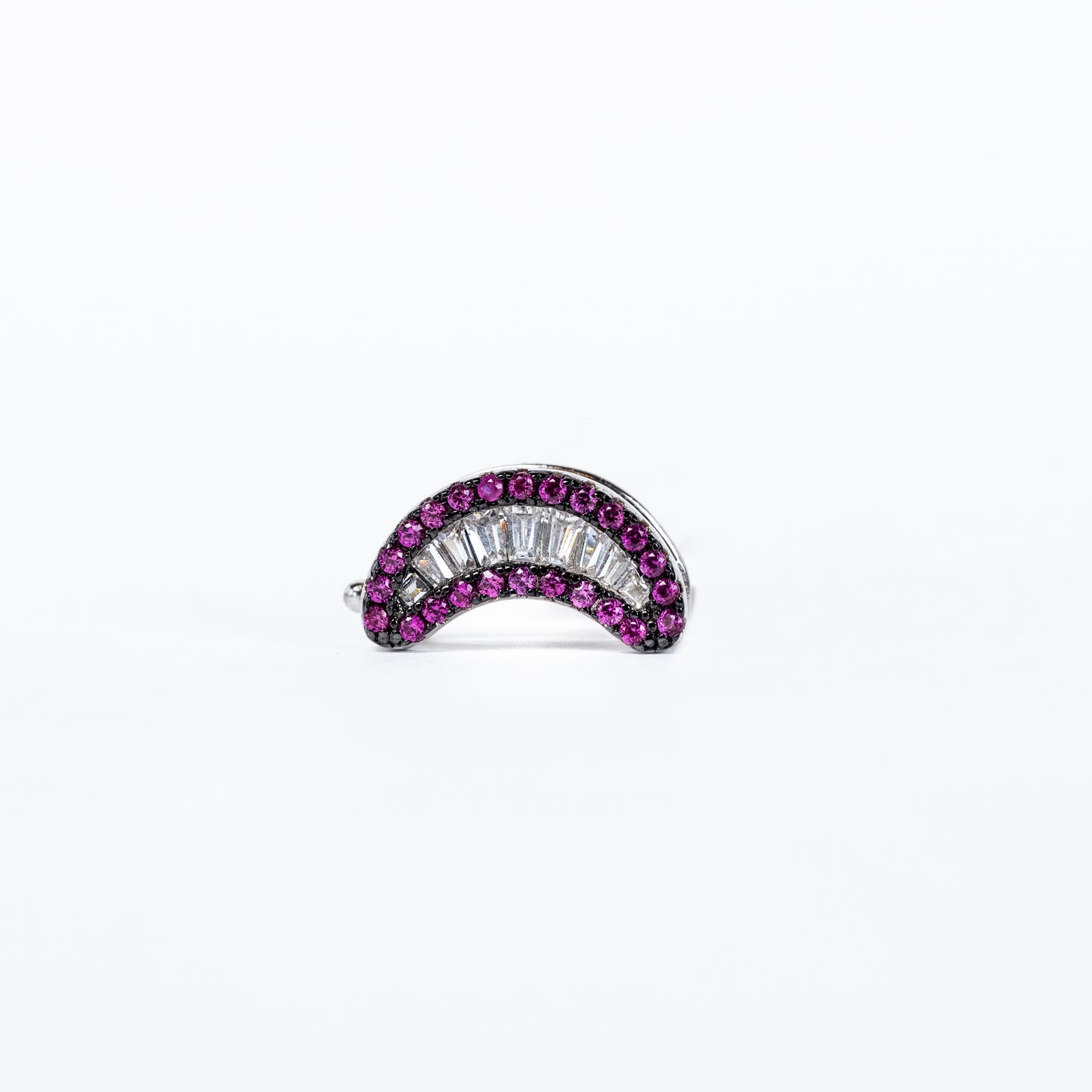 Luna magenta baguette