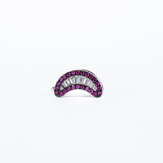 Luna magenta baguette
