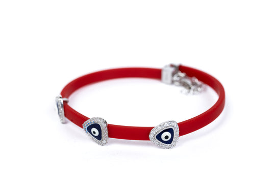 Caucho rojo con ojito (14cm)