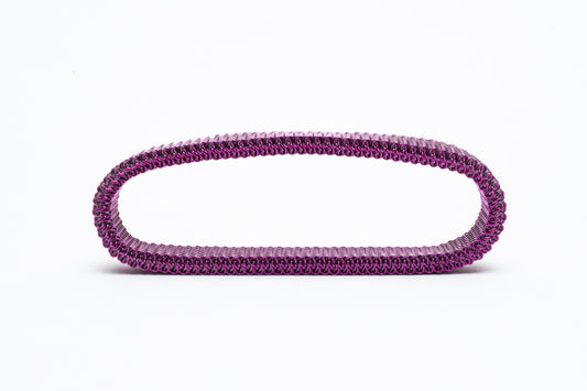 Pulsera elástica metal morado