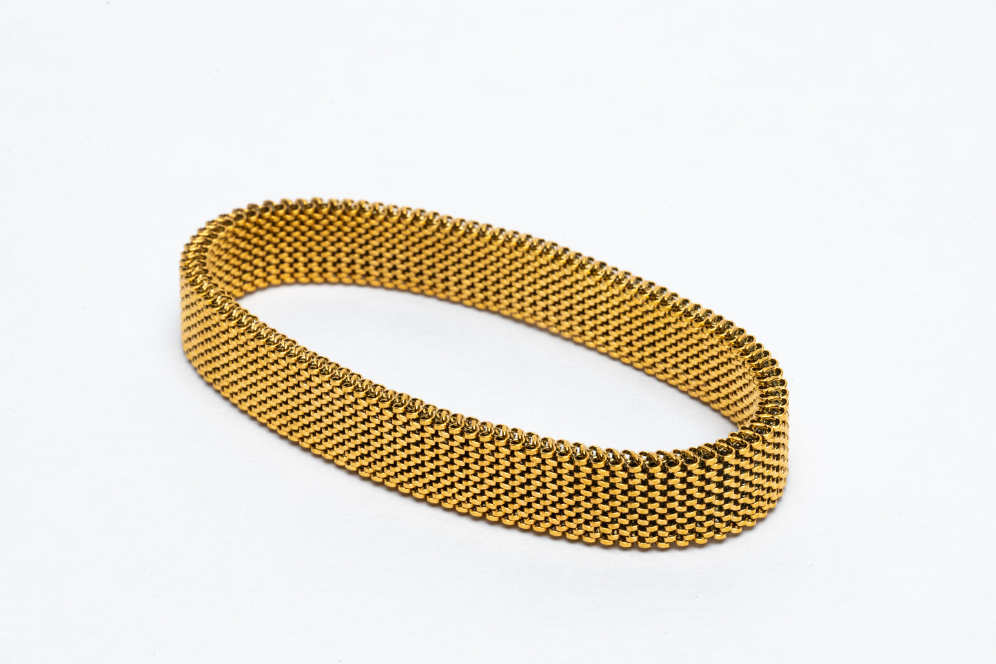 Pulsera elástica dorada