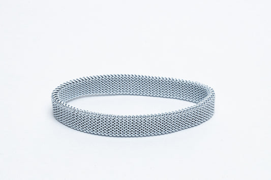 Pulsera elástica blanca