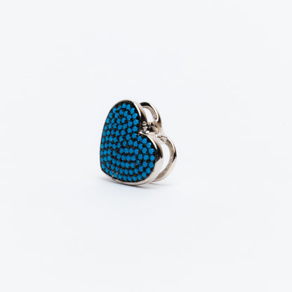Corazón turquesa