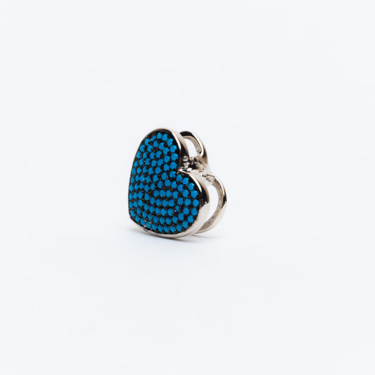 Corazón turquesa