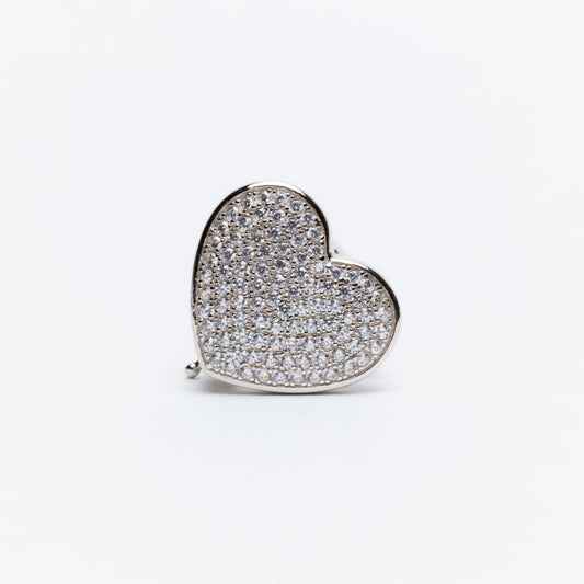 Corazón plateado
