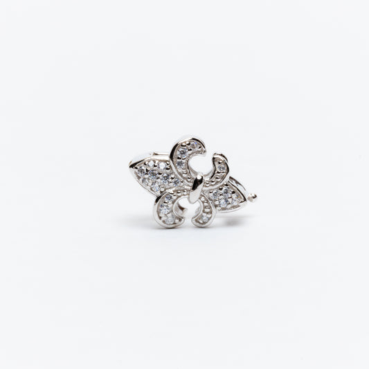 Flor de Lis plata