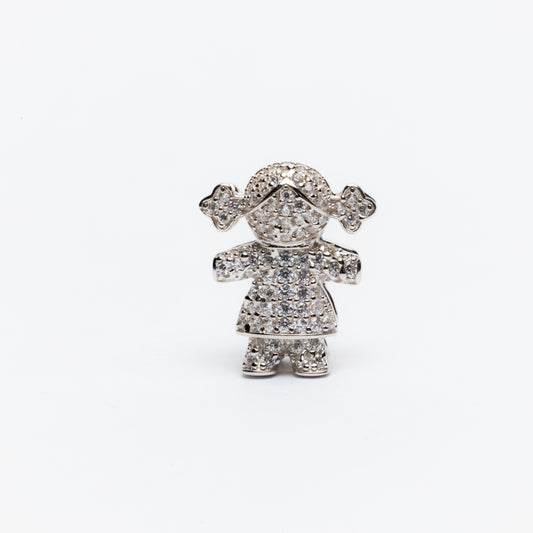 Charm niña plata