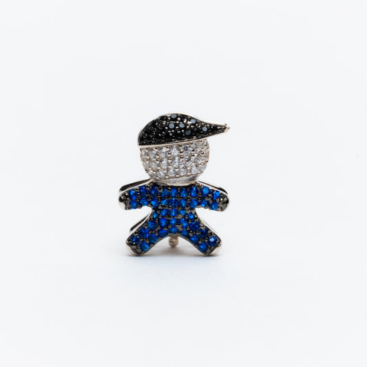 Charm niño color azul