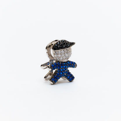 Charm niño color azul