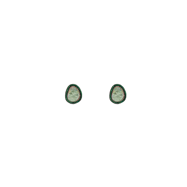 Aretes turquesa con verde