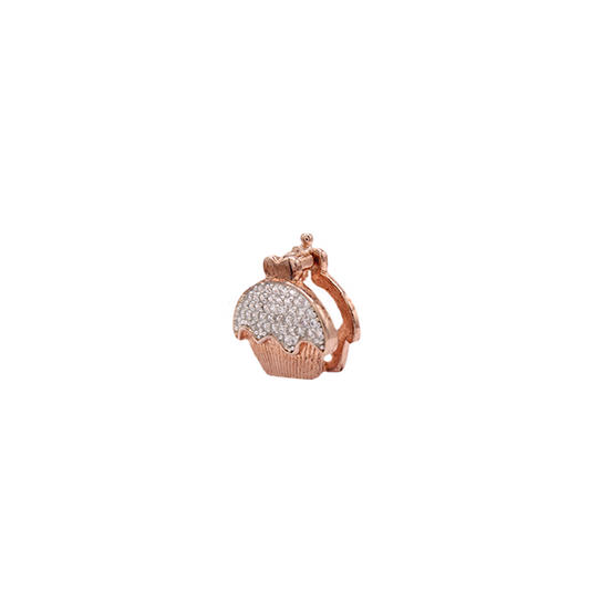 Pastel oro rosa con plata