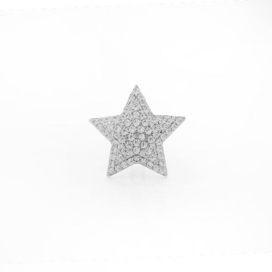 Estrella plateada (grande)