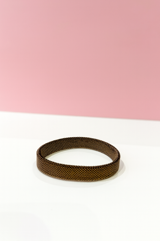 Pulsera elástica café