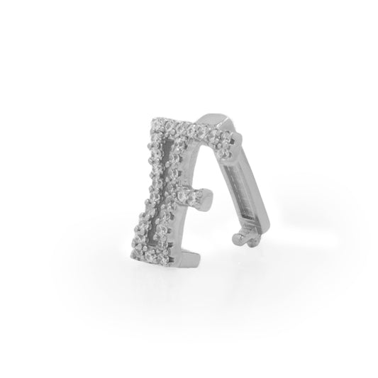 Inicial  F Plateada