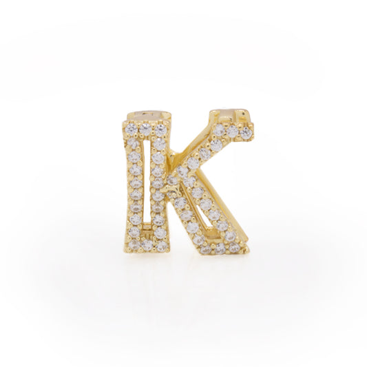 Inicial K dorada
