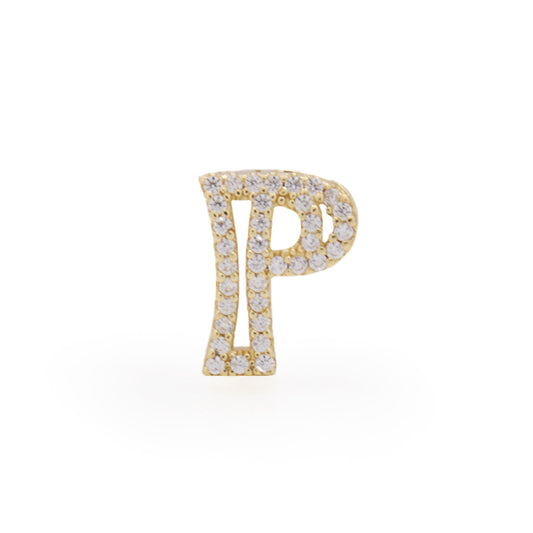 Inicial  P dorado