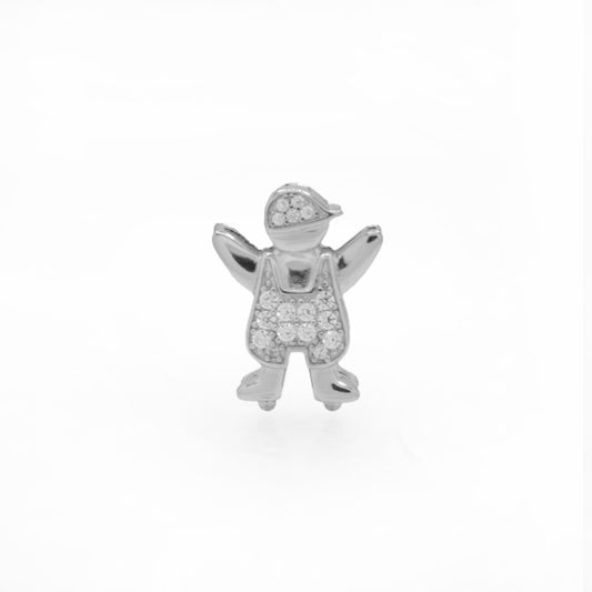 Charm niño plata