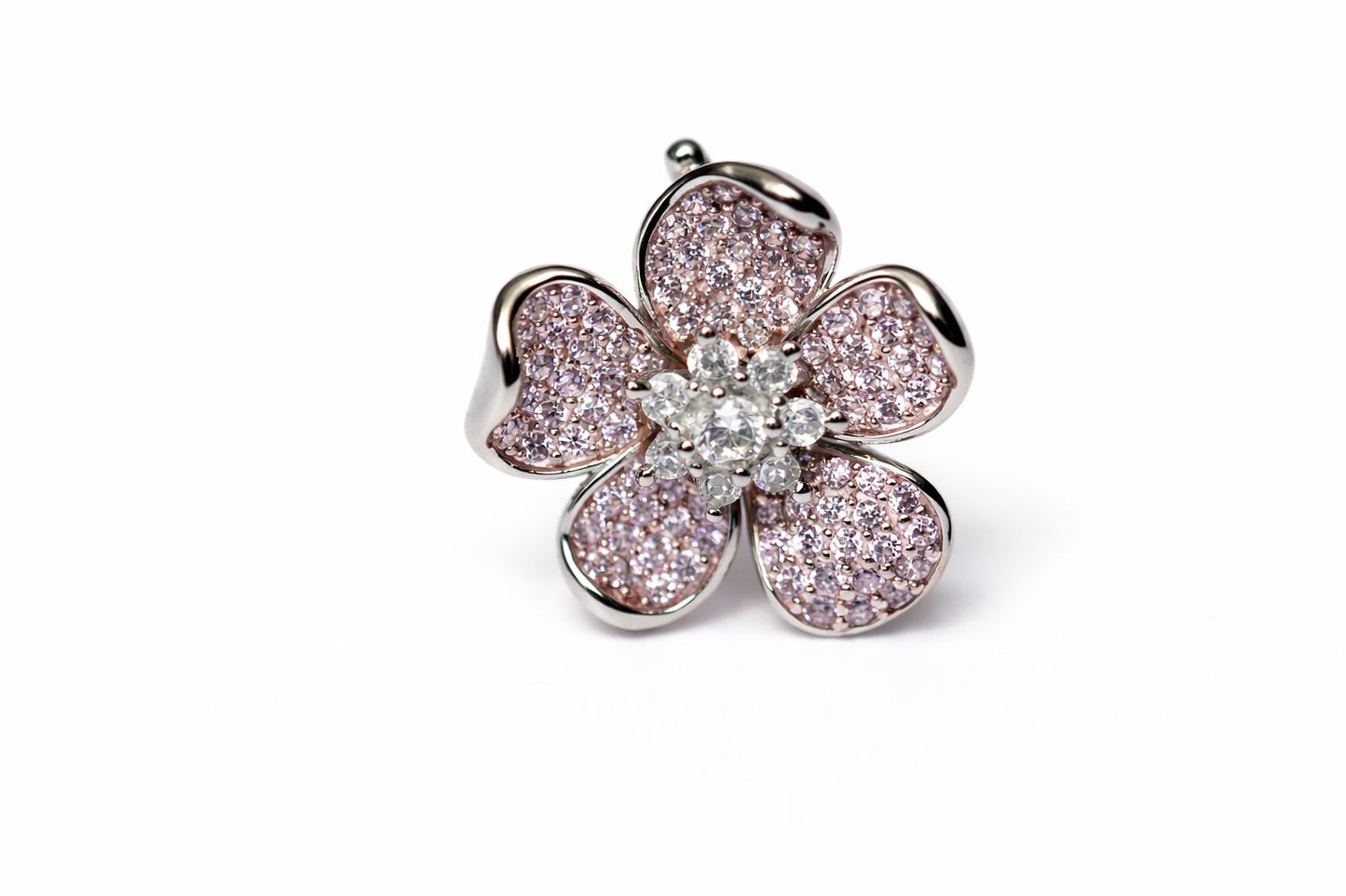 Flor rosa  5 pétalos