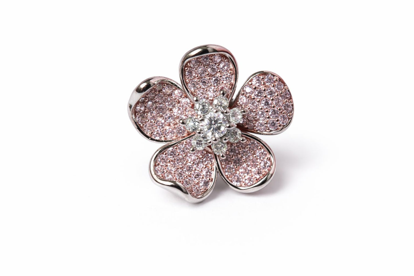 Flor rosa  5 pétalos