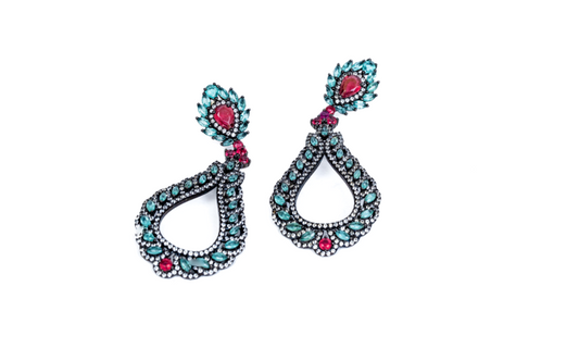 Aretes turquesa