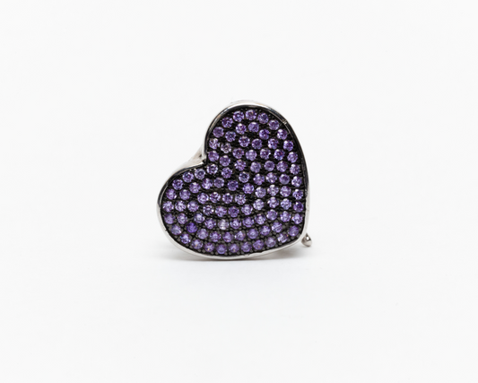 Corazón lila
