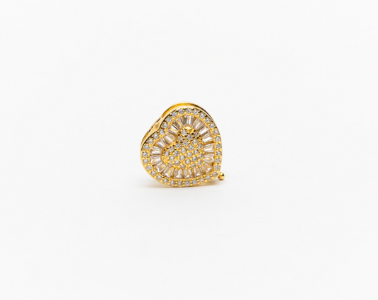 Corazón dorado baguette