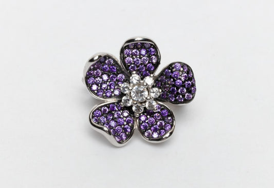 Flor morado 5 pétalos