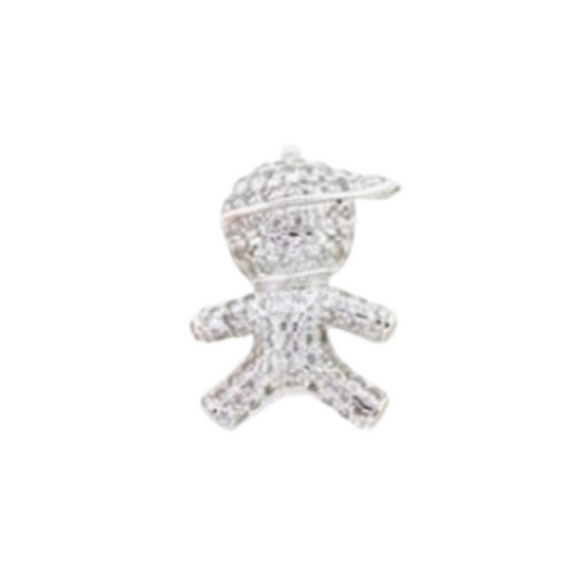 Charm niño plata