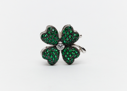 Trébol 4 hojas verde