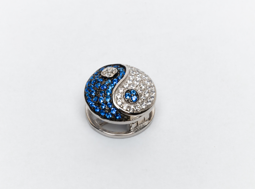Yin Yang azul